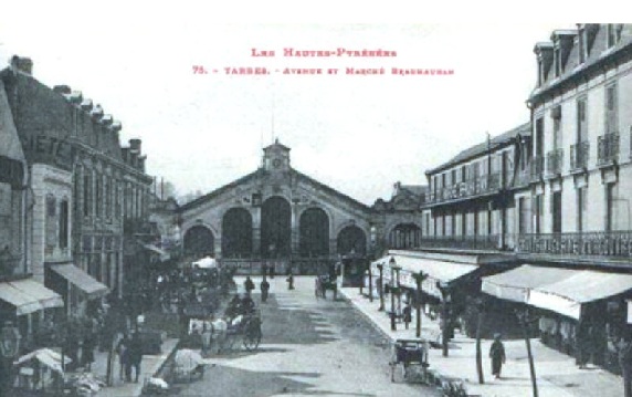 Carte postale ancienne Marché Brauhauban XIXe
