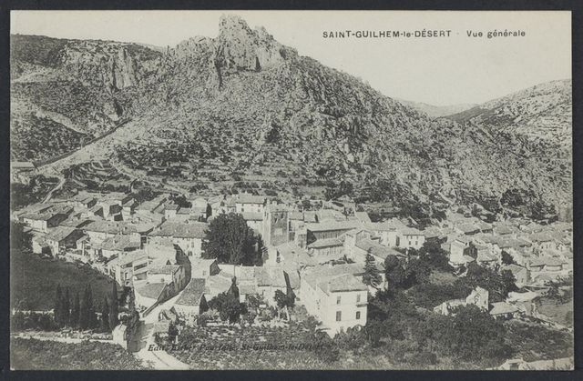 Carte postale ancienne Carte postale Saint-Guilhem-le-Désert - Archives départementales de l'Hérault - FRAD034-2FICP-04409-00001