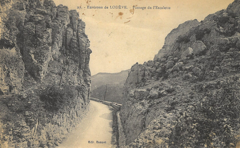 Carte postale ancienne Saint-Félix-de-l'Héras - Escalette