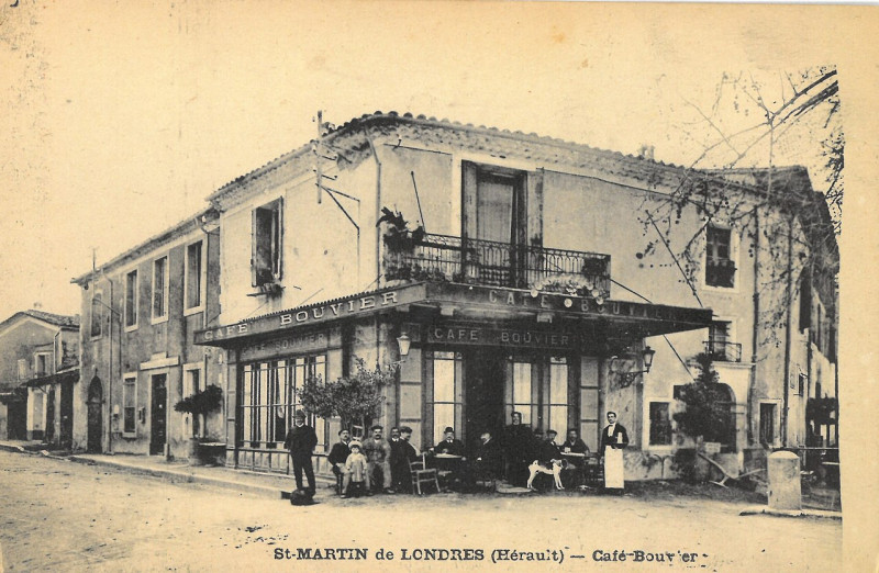 Carte postale ancienne St Martin Londres - Café
