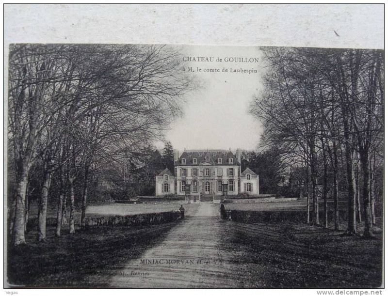 Carte postale ancienne Chateau de Gouillon
