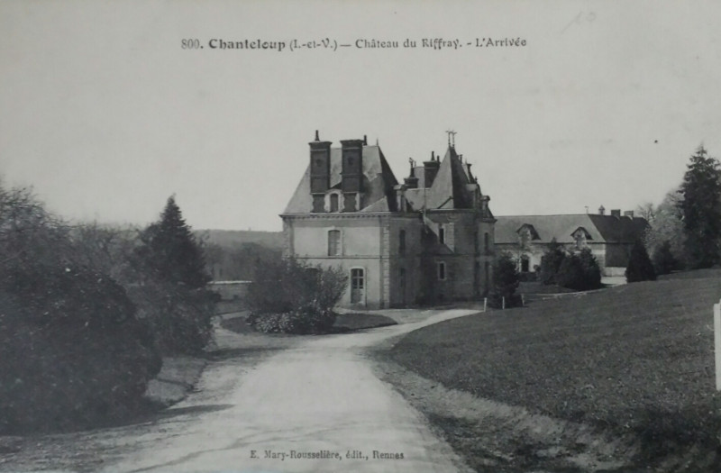 Carte postale ancienne Chateau du riffray vue 2
