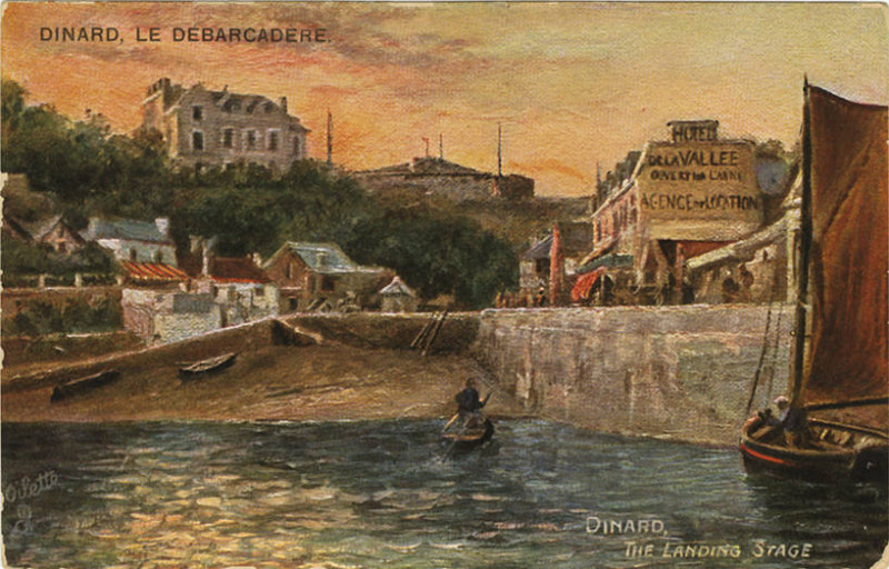 Carte postale ancienne Dinard, The Landing Stage. 848 (NBY 420652)
