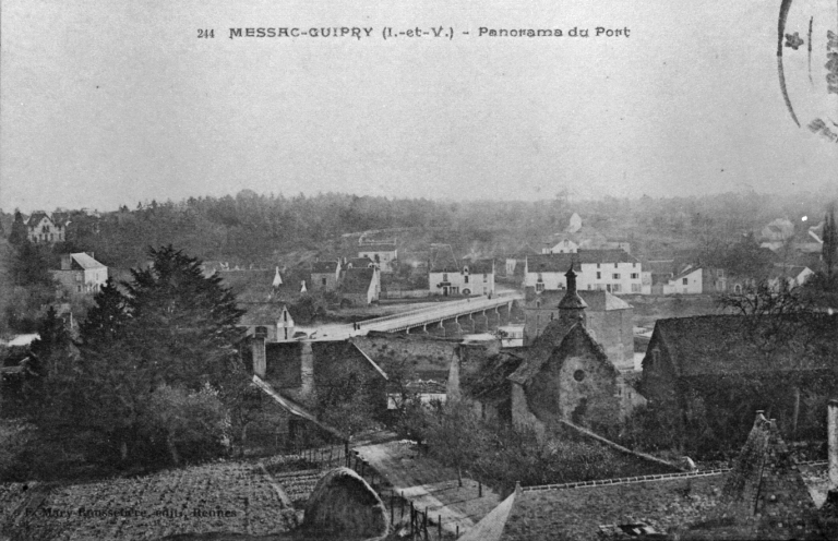 Carte postale ancienne Le quartier dans la première moitié du 20e siècle