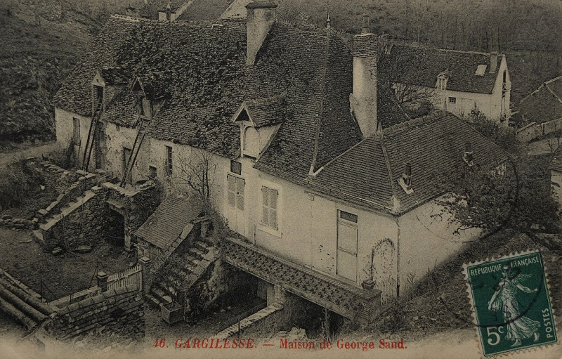 Carte postale ancienne Cp maison de G Sand