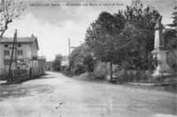 Carte postale ancienne Anciens centre du village de Chuzelles