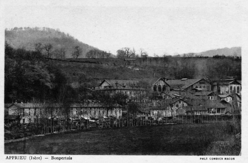 Carte postale ancienne Apprieu 10 bonpertuis.tiff