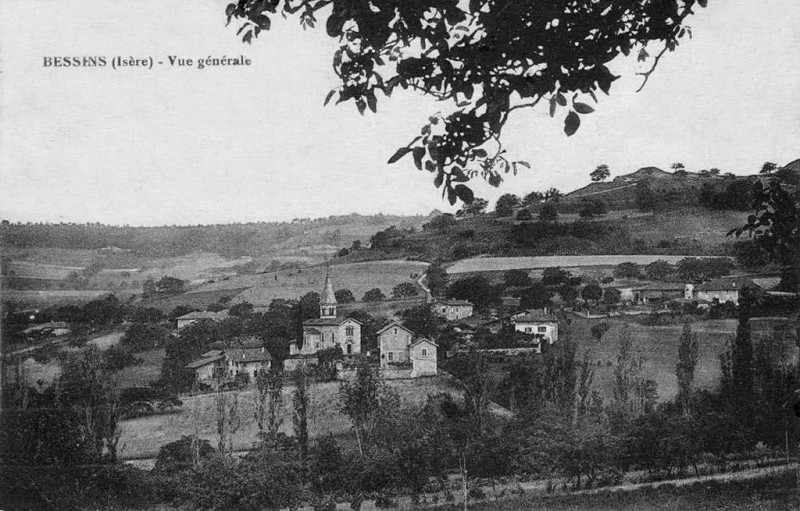 Carte postale ancienne Bessins38