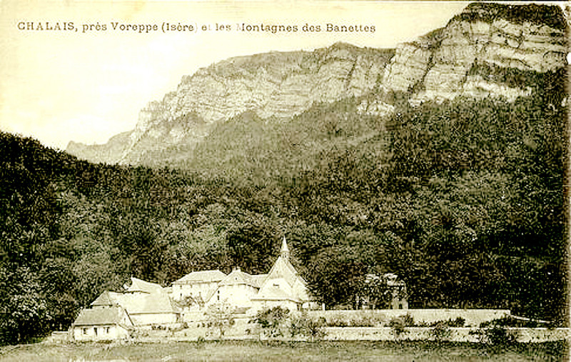 Carte postale ancienne Chalais près Voreppe