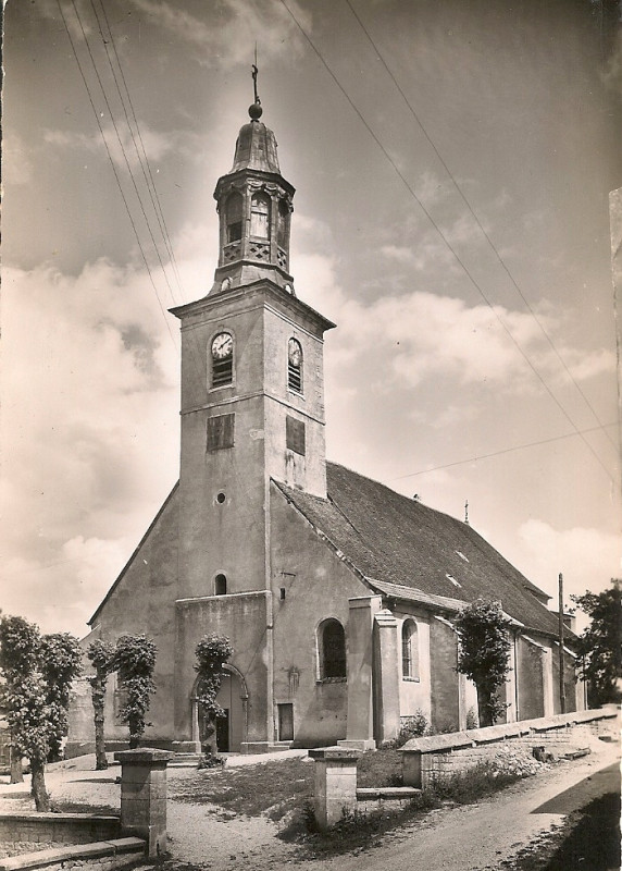 Carte postale ancienne Eglise de Champvans