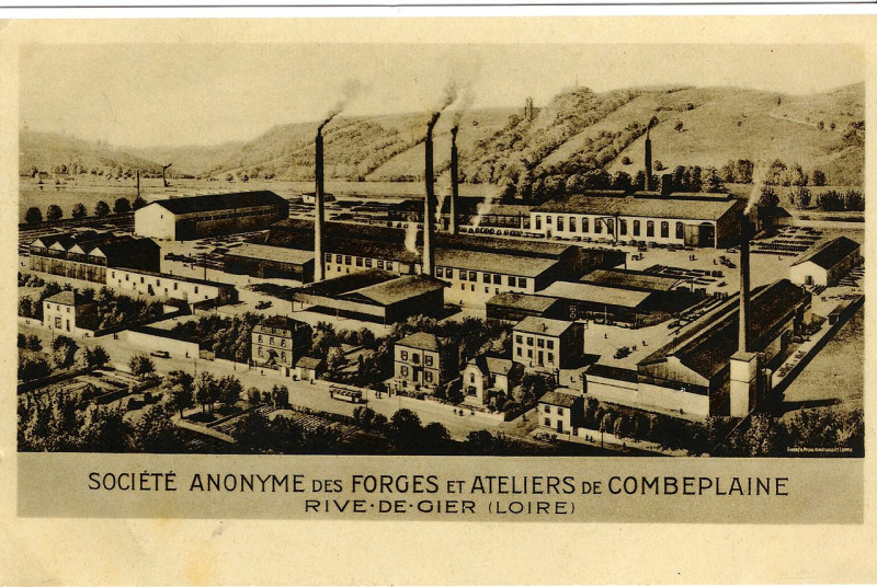 Carte postale ancienne F orges de Combeplaine Rdg