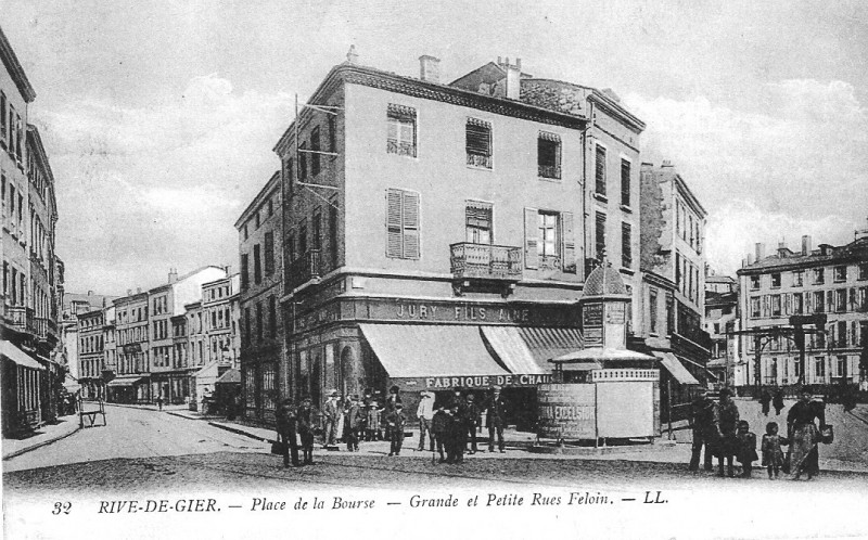 Carte postale ancienne Rive de Gier autrefois 2
