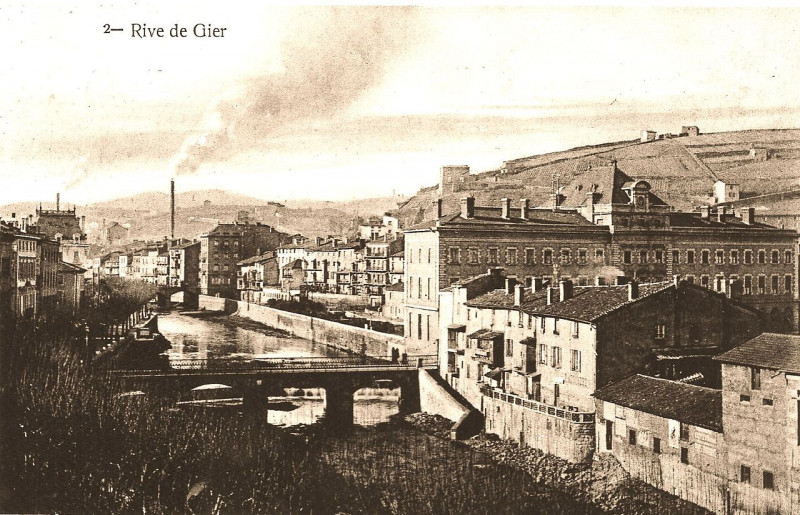 Carte postale ancienne Rive de Gier autrefois 4