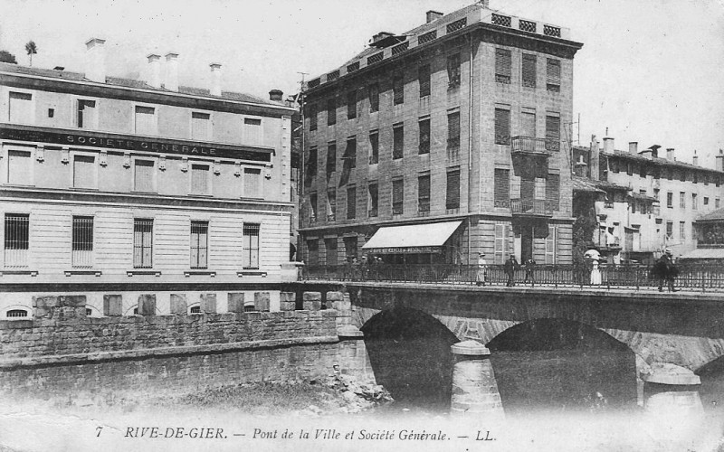Carte postale ancienne Rive de Gier autrefois6