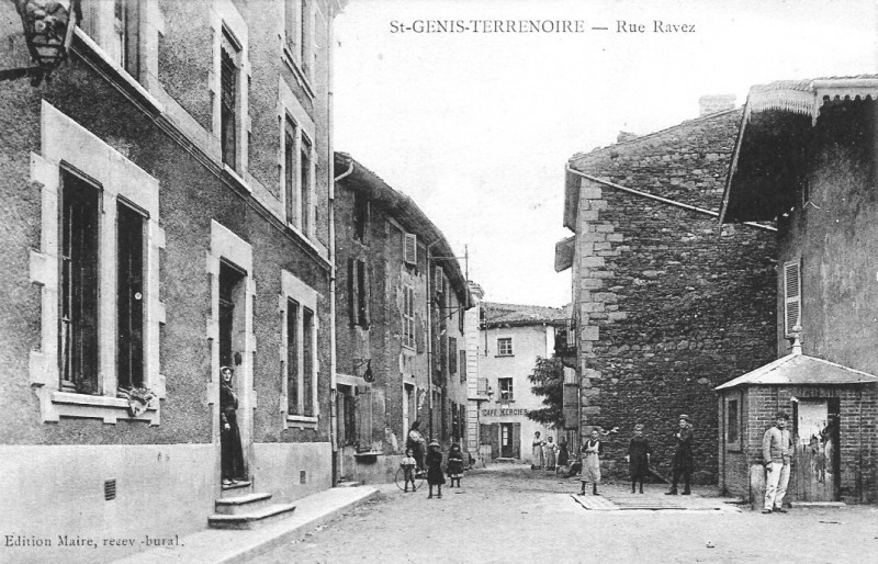 Carte postale ancienne Saint genis terrenoire 3 à Genilac
