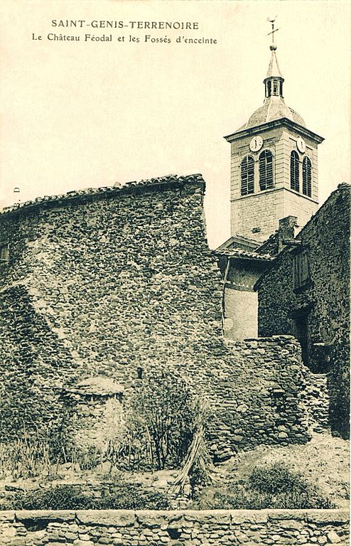 Carte postale ancienne Saint-Genis-Terrenoire vers 1910