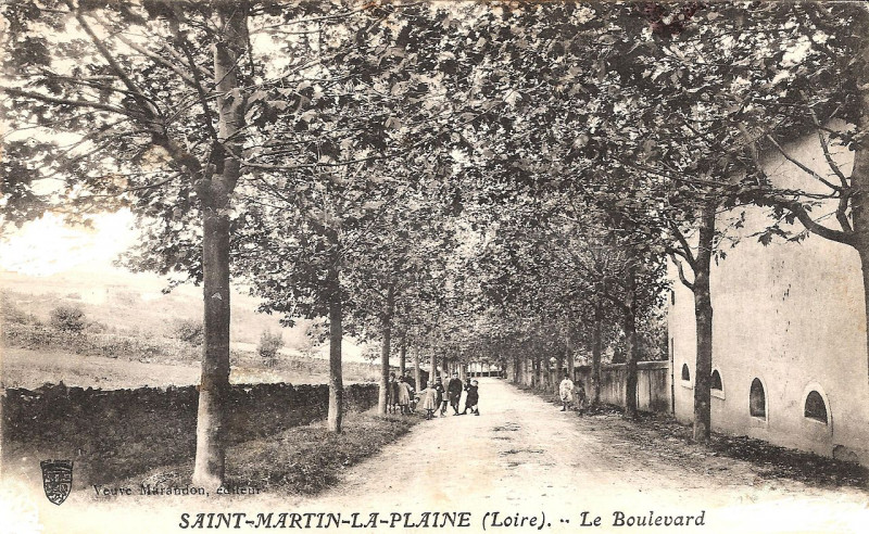 Carte postale ancienne Smp boulevard