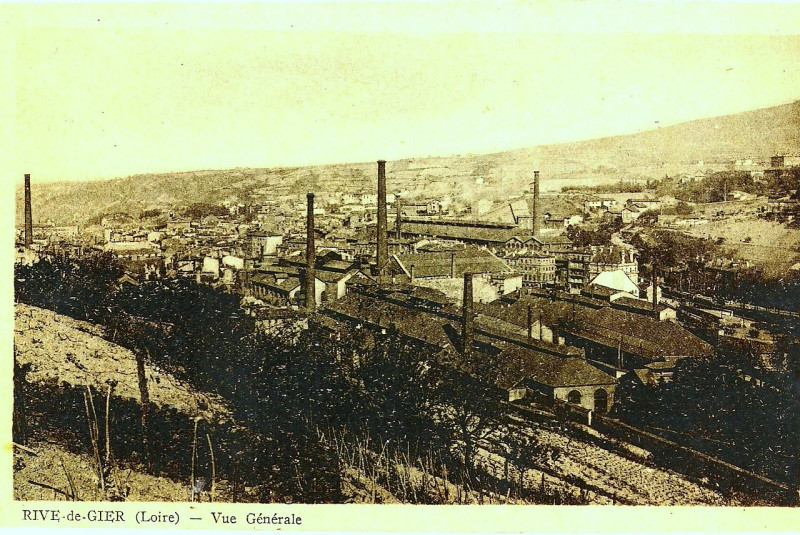 Carte postale ancienne Vue générale est Rdg autrefois