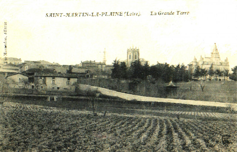 Carte postale ancienne Vue générale et parc du plantier 1904