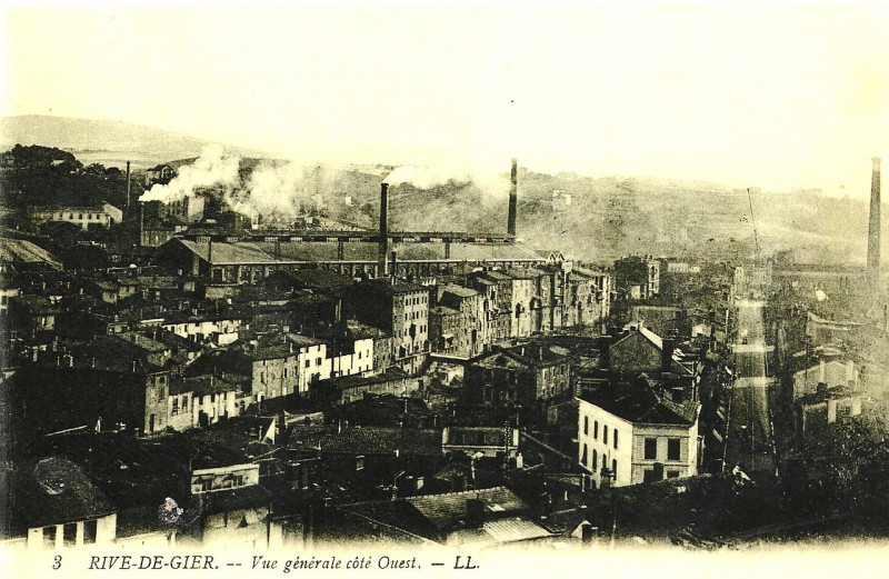Carte postale ancienne Vue générale vers l' ouest Rdg