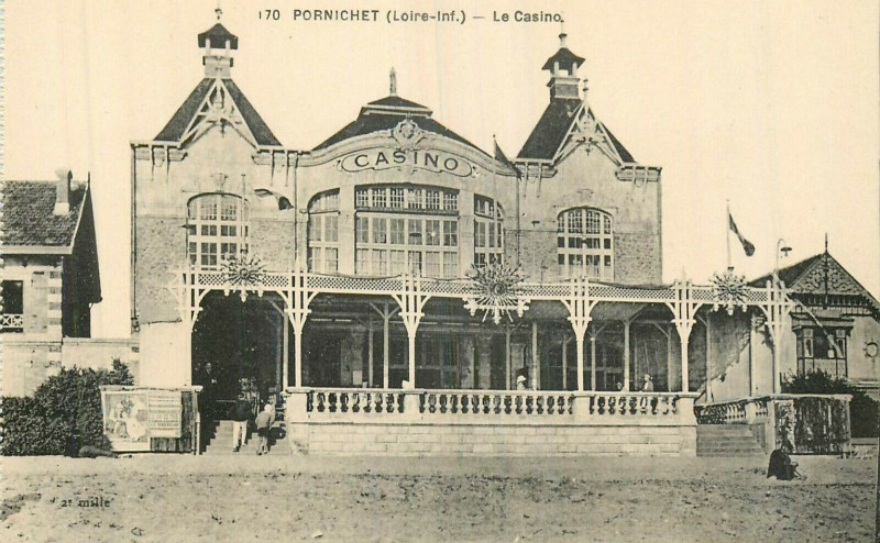 Carte postale ancienne Casino de Pornichet