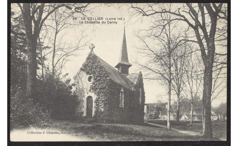 Carte postale ancienne Le Cellier (Loire-Inf.) - La Chapelle du Cerny