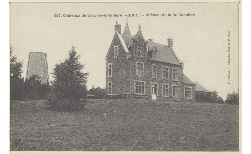 Carte postale ancienne Sucé-sur-Erdre - Château de la Guillonnière