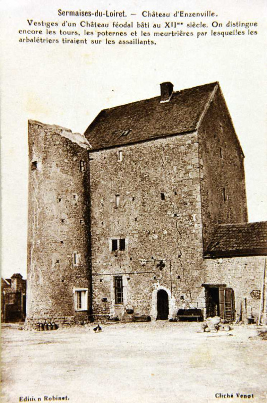 Carte postale ancienne Château d'Enzanville