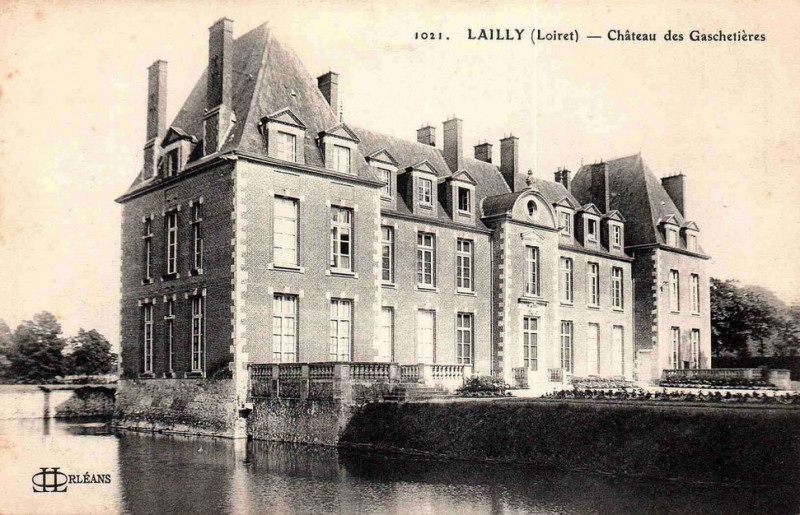 Carte postale ancienne Cp château des Gaschetières, Lailly-en-Val, Loiret, France
