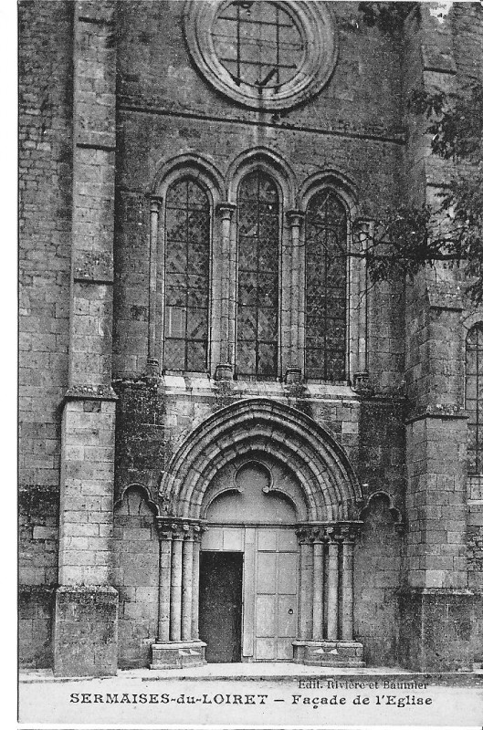 Carte postale ancienne Cp de Sermaises 008