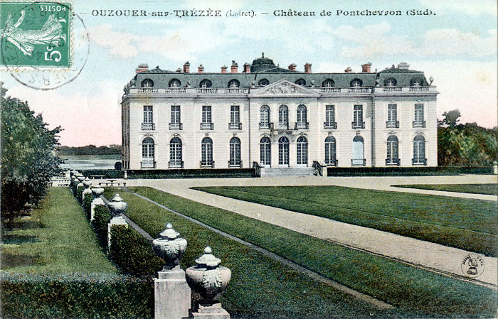 Carte postale ancienne Cp Ouzouer-sur-Trézée château de Pontchevron à Ouzouer-sur-Trézée