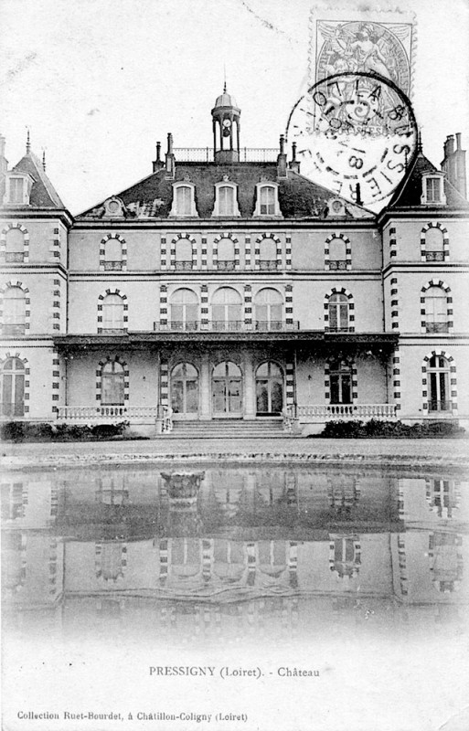 Carte postale ancienne Cp Pressigny château