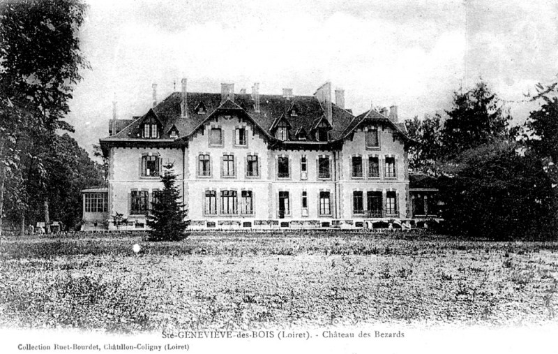 Carte postale ancienne Cp Sainte-Geneviève-des-Bois château des Bézards