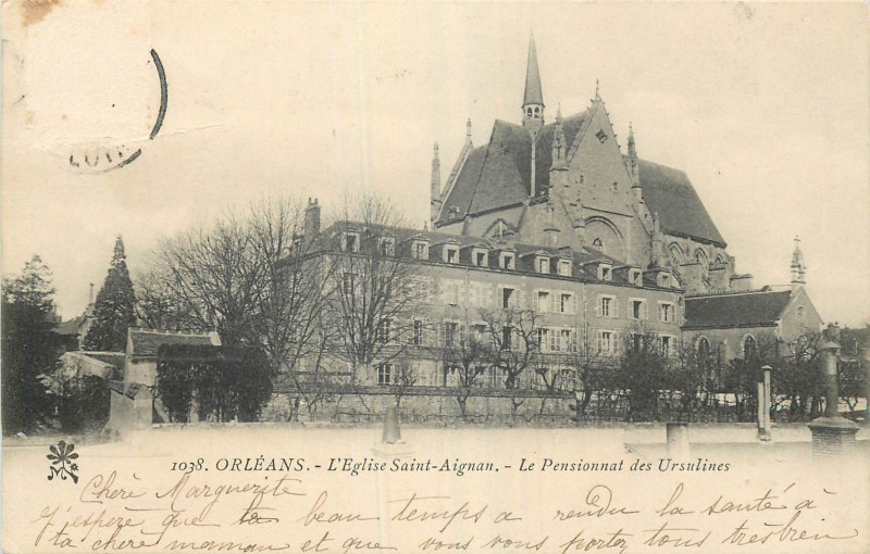 Carte postale ancienne Orléans Ursulines