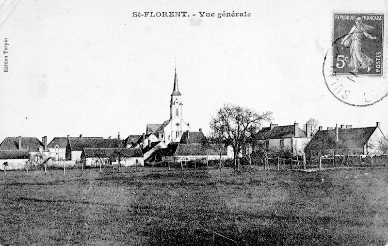 Carte postale ancienne Saint-Florent vue générale
