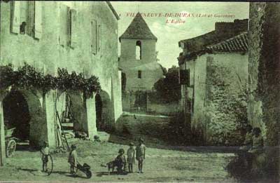 Carte postale ancienne Villeneuve-de-duras