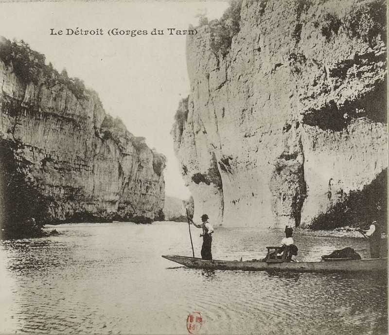 Carte postale ancienne Carte postale de Lozère - Le Détroit (Gorges du Tarn)