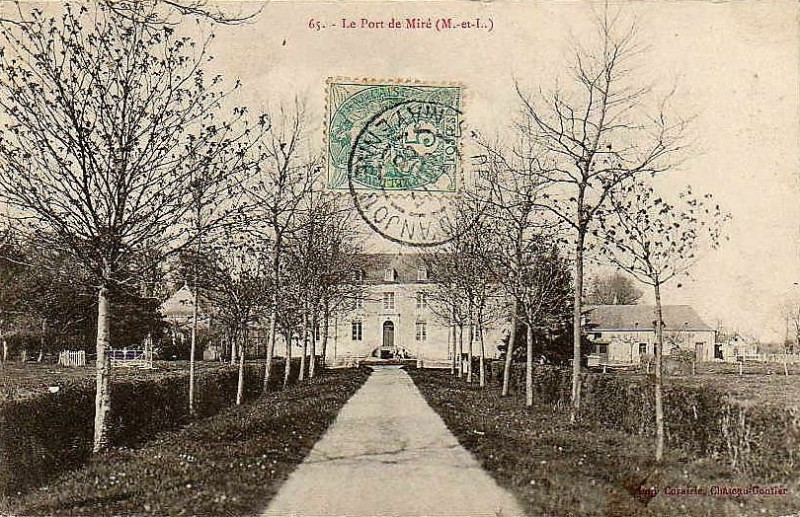 Carte postale ancienne Le Port de Miré