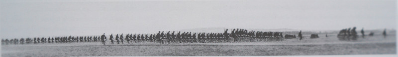 Carte postale ancienne 1901 défillé des BCCylcistes