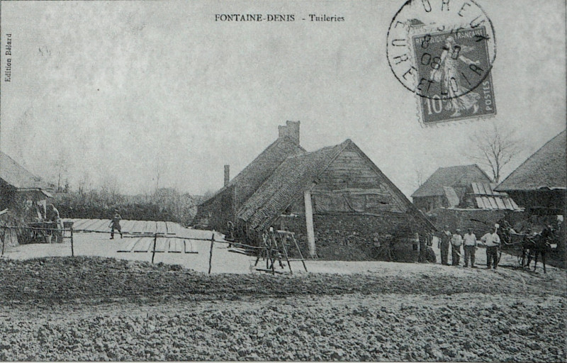Carte postale ancienne 1908 Fontaine Denis 08648