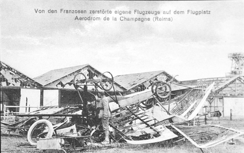 Carte postale ancienne Aerodrom de la champagne 100461