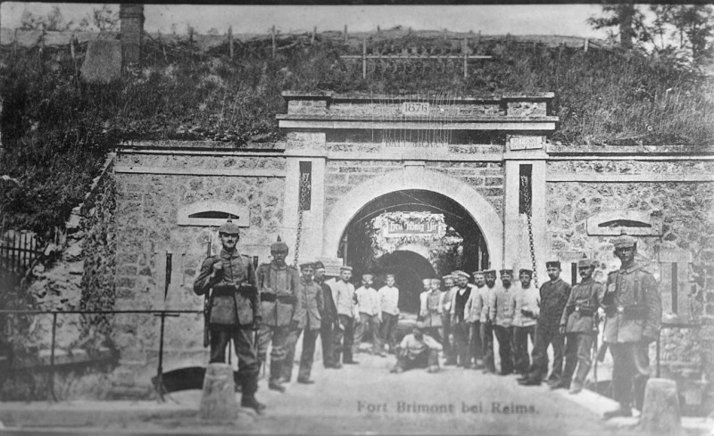 Carte postale ancienne Batterie du cran 04592