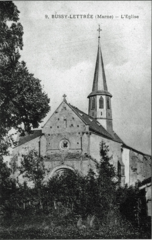 Carte postale ancienne Bussy Lettrée st-Etienne