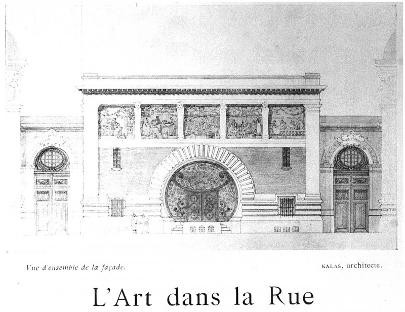 Carte postale ancienne Cellier d'expédition art de la rue
