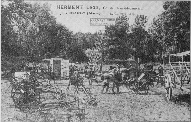 Carte postale ancienne Changy henment léon 07872