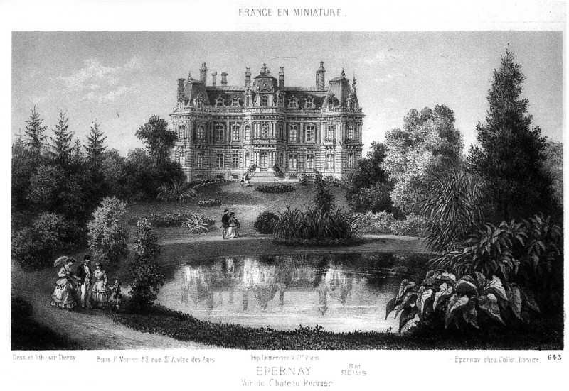 Carte postale ancienne Chateau perrier
