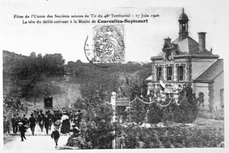 Carte postale ancienne Courcelles sapicourt 75271