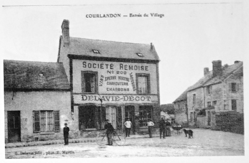 Carte postale ancienne Courlandon 75271