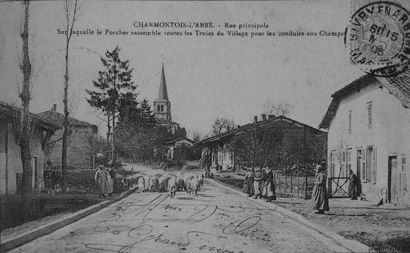Carte postale ancienne Cp 07874 Charmontois l'abbé 1906