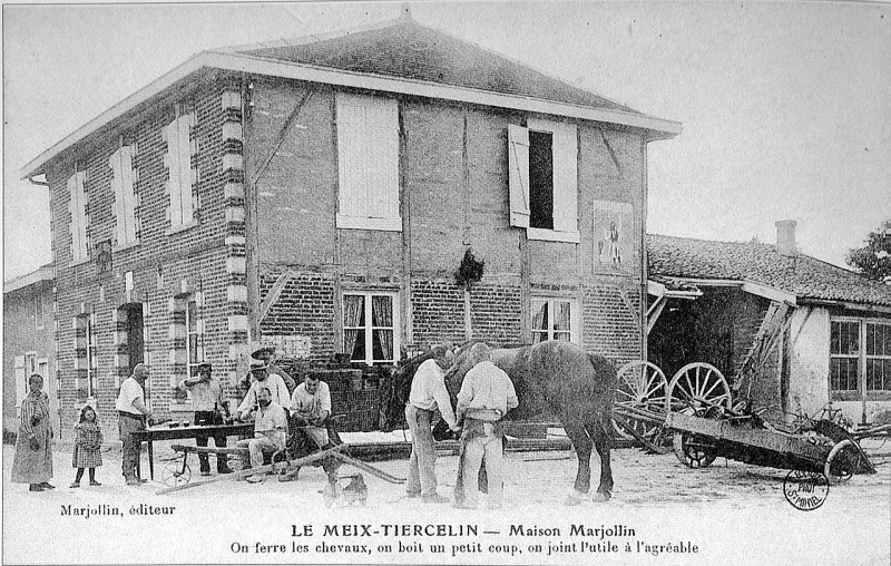 Carte postale ancienne Cp 07884 le Meix Tiercelin